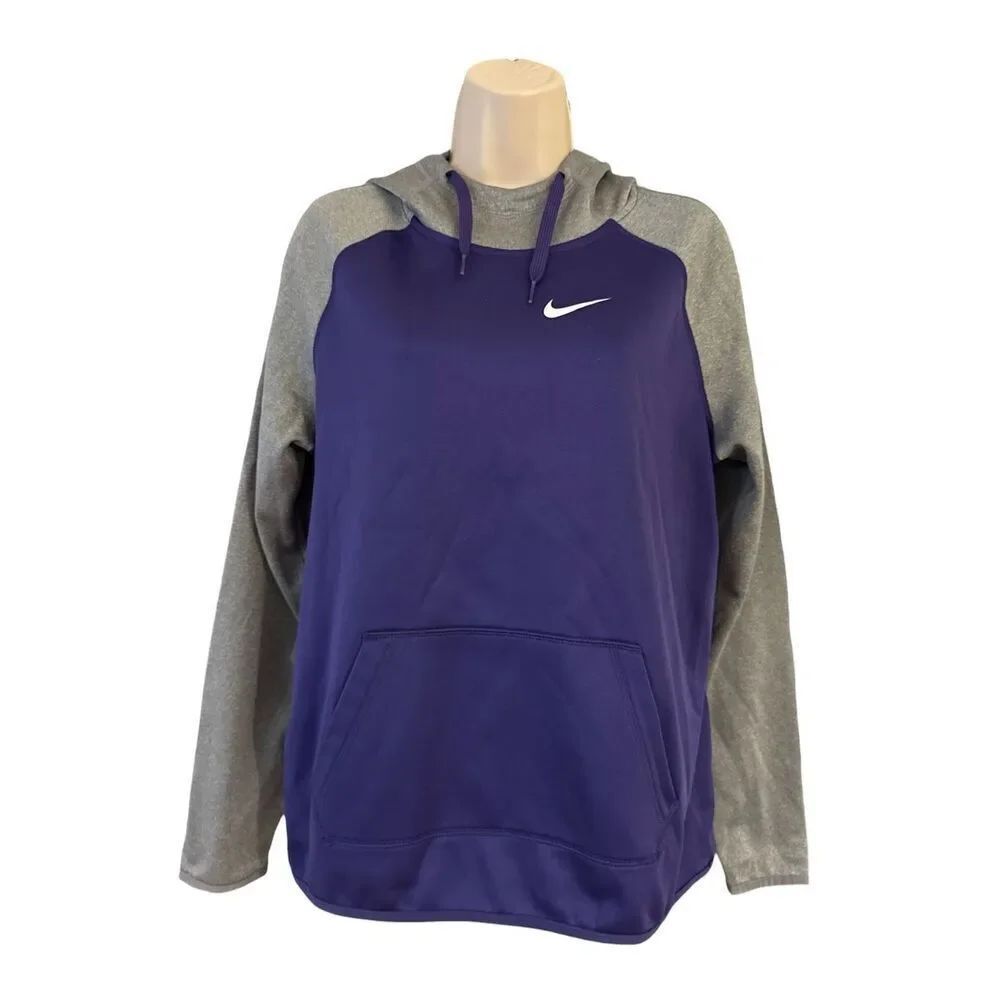 NIKE Sweatshirt Womens Medium Therma Fit Training Hoodie Dri-Fit Activewear
